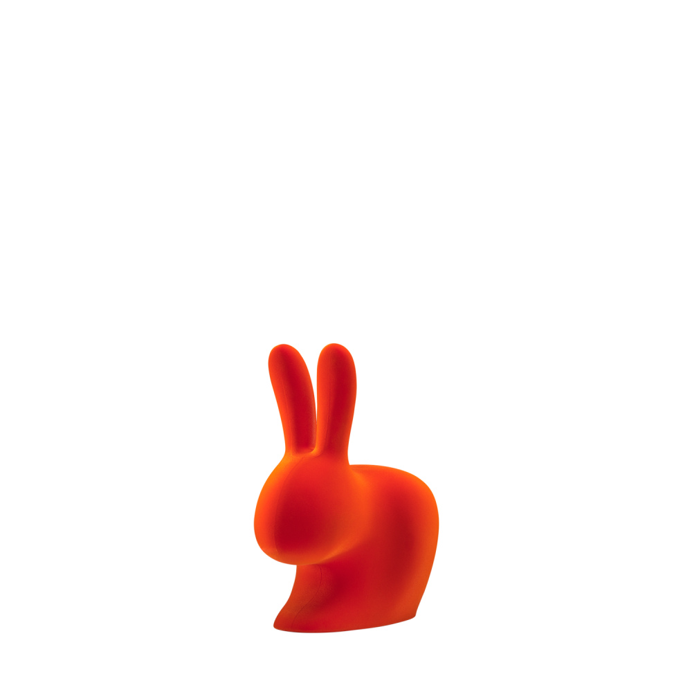Qeeboo - Rabbit XS Fermalibri Velvet Orange