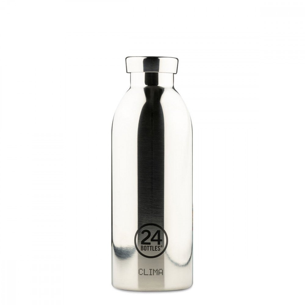 24 Bottles - Clima Bottle 500 ml Platinum Mirror Steel