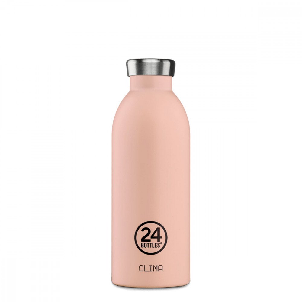 24 Bottles - Clima Bottle 500 ml Stone Dusty Pink