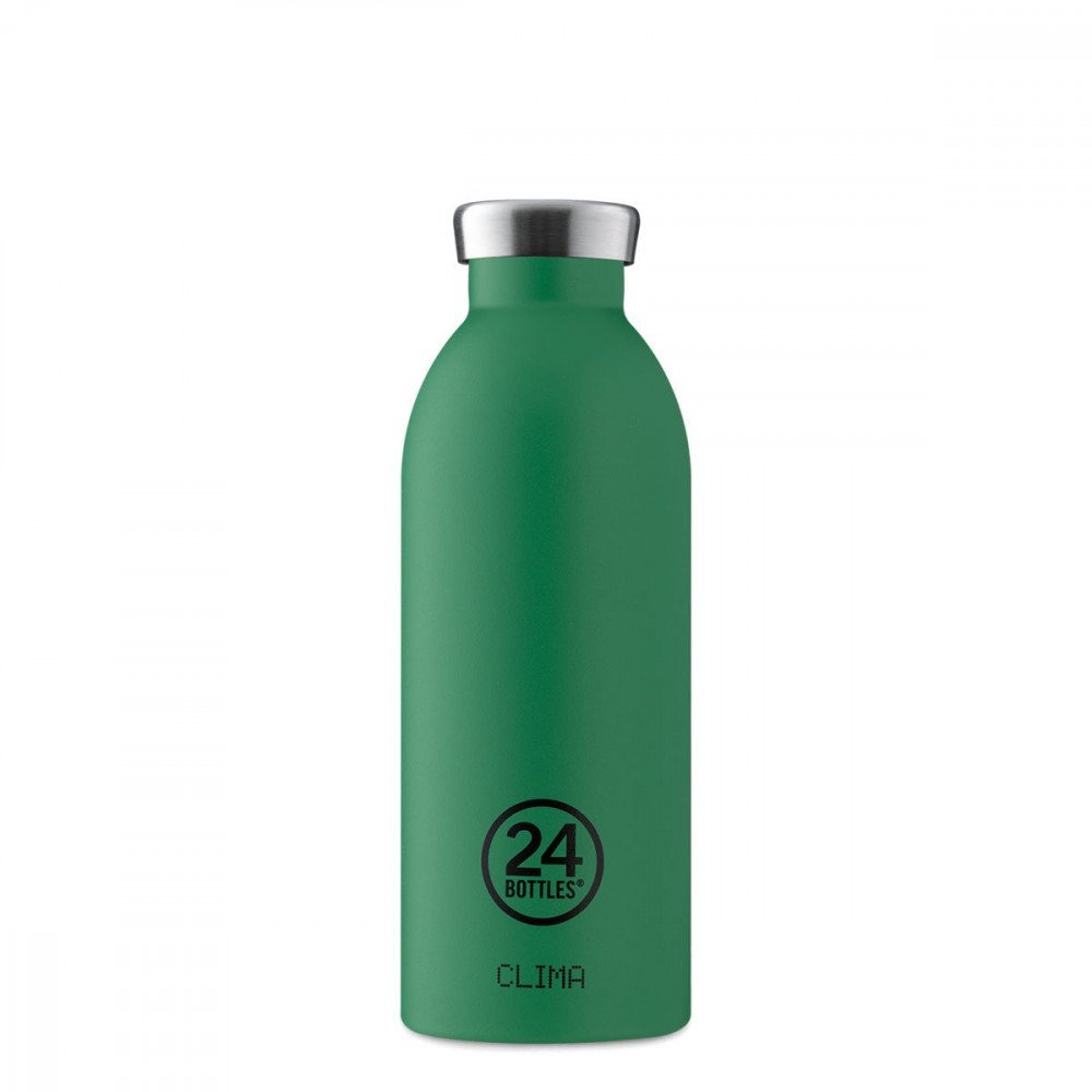 24 Bottles - Clima Bottle 500 ml Stone Emerald Green