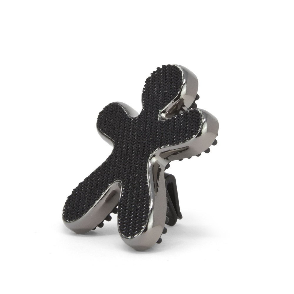 Mr&Mrs Fragrance Profumatore per auto ricaricabile Niki Fashion Laminated Silver Black Bergamotto e Iris