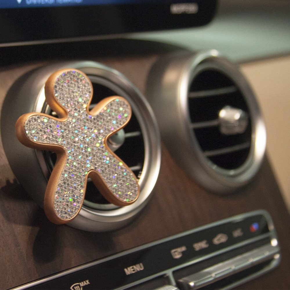 Mr&Mrs Fragrance Profumatore per auto ricaricabile Niki Fashion Glitter Silver Vanilla e Patchouli - immagine 2