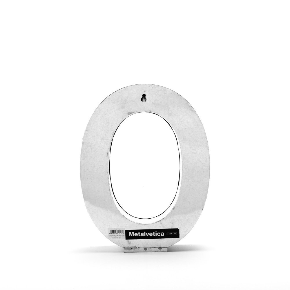 Seletti lettera metallo metalvetica O - immagine 2