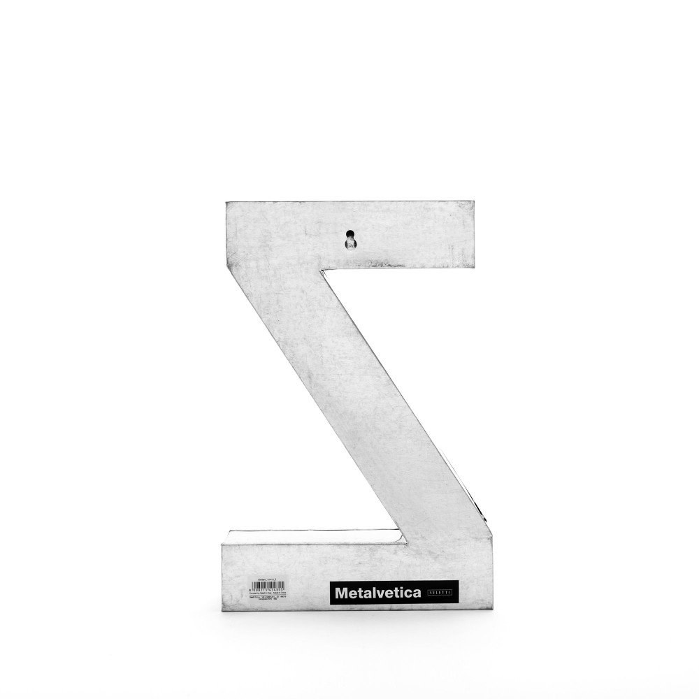 Seletti lettera metallo metalvetica Z - immagine 3