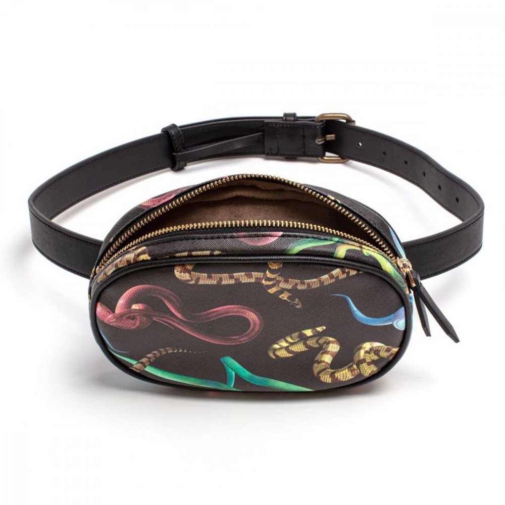 Seletti Toiletpaper Marsupio con cintura Snakes - immagine 2