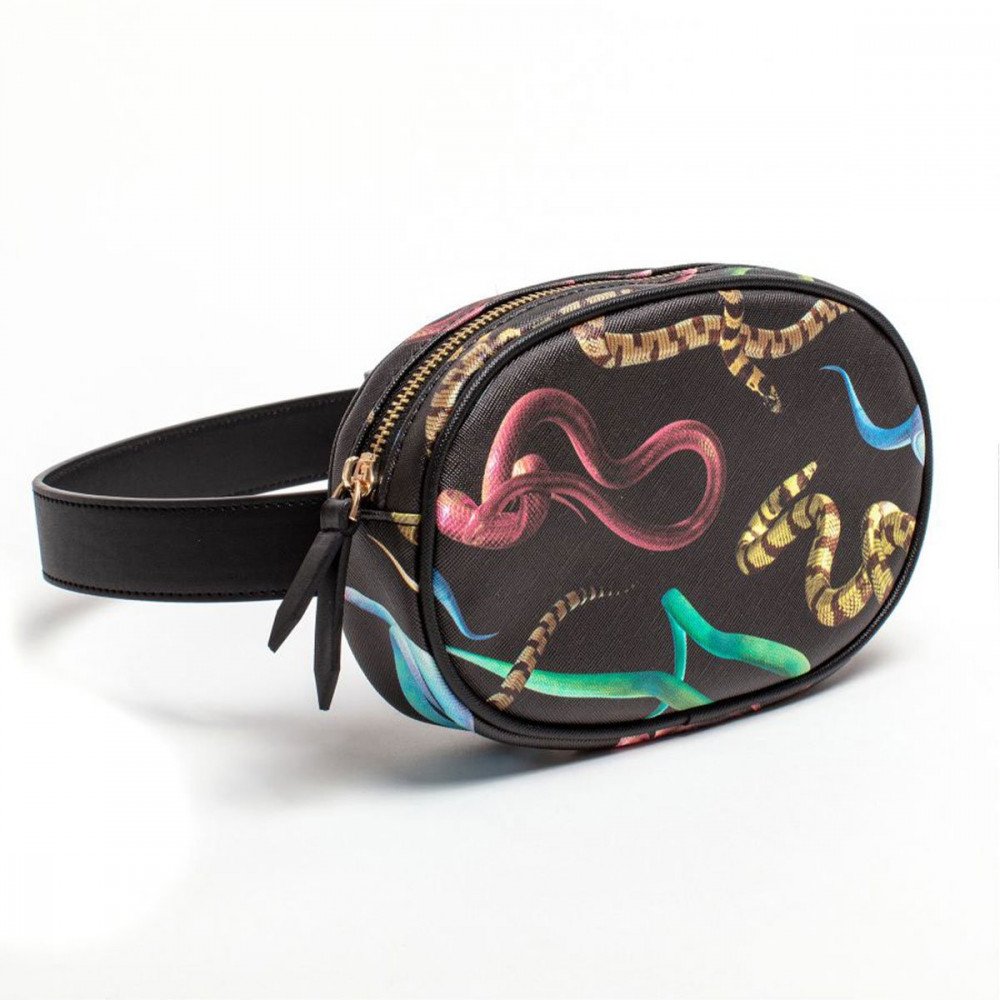 Seletti Toiletpaper Marsupio con cintura Snakes - immagine 3