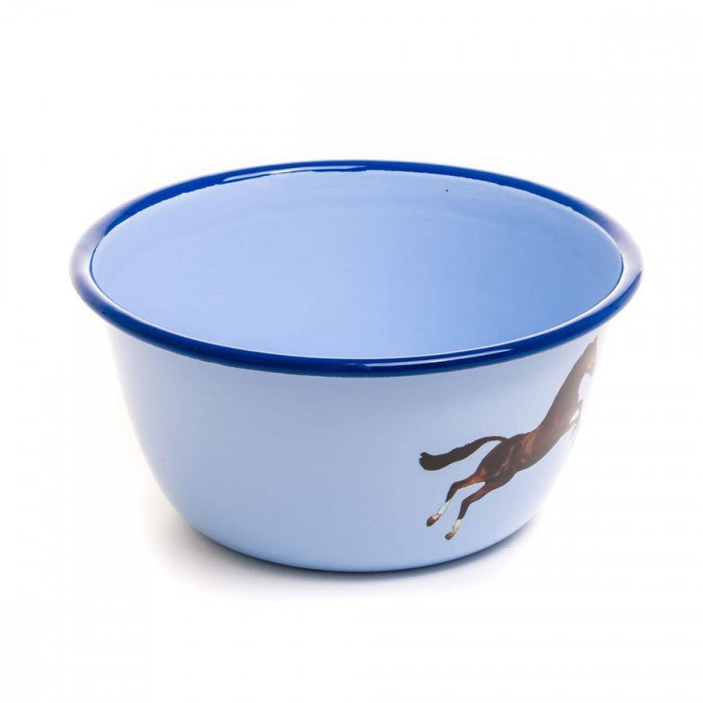 Seletti Toiletpaper ciotola in metallo cavallo - immagine 2