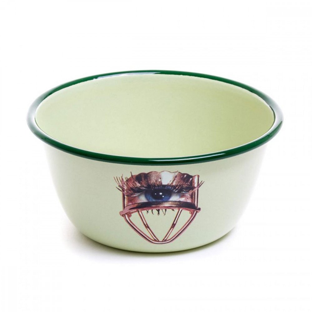 Seletti Toiletpaper ciotola in metallo occhio