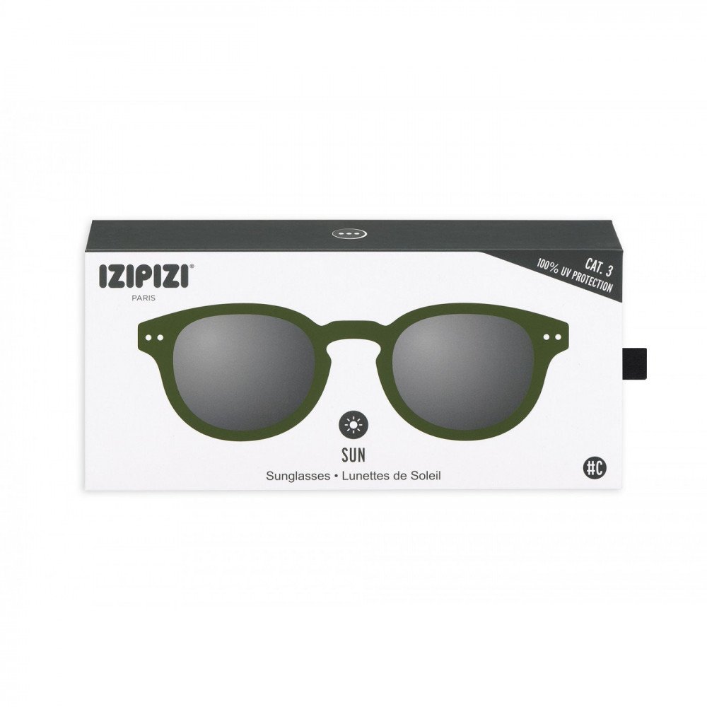 Izipizi Occhiale da Sole Modello #C Verde Kaki - immagine 4