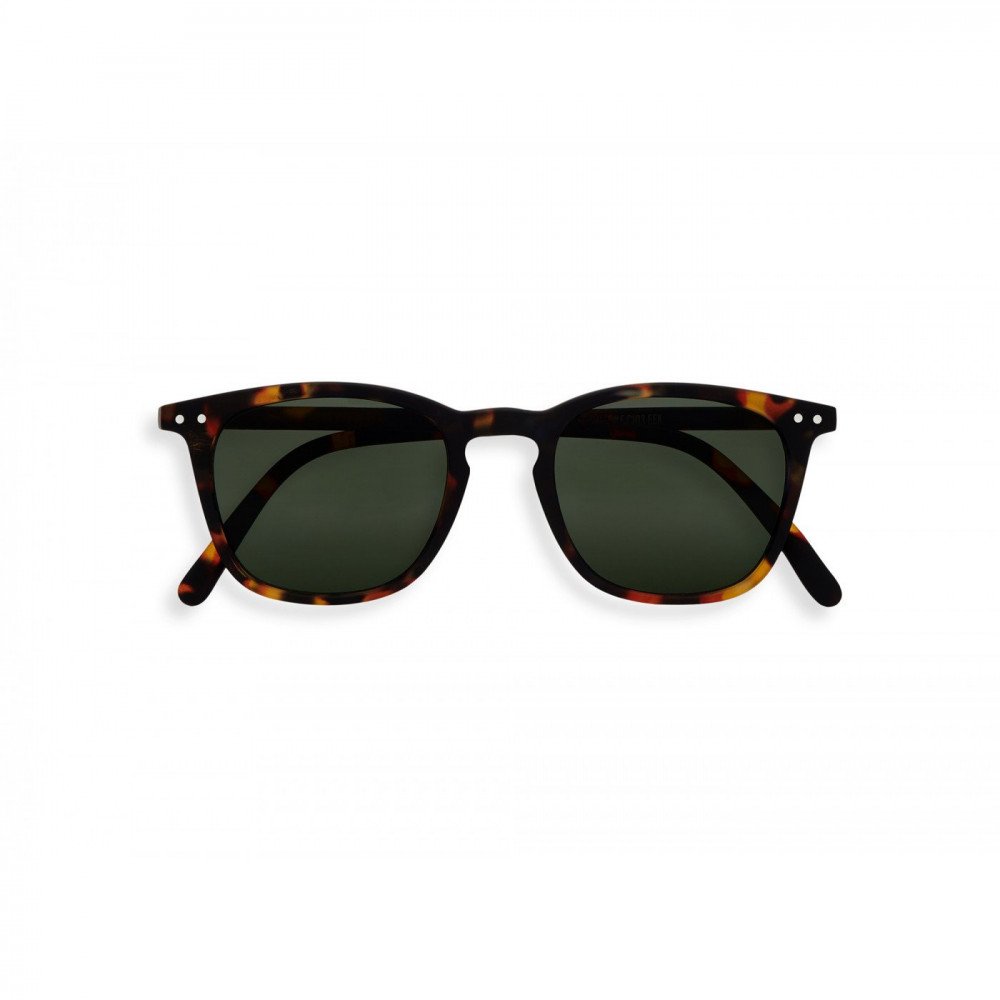 Izipizi Occhiale da Sole Modello #E Tartaruga lente verde