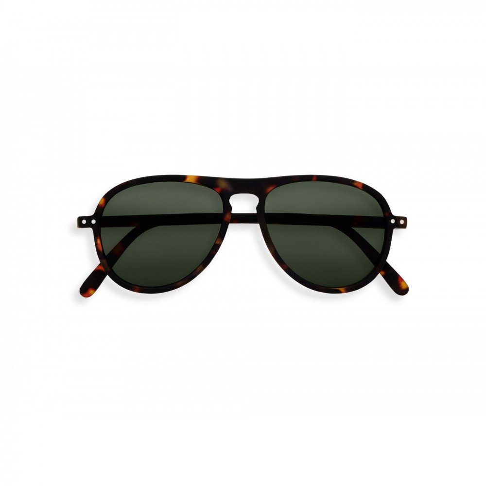 Izipizi Occhiale da Sole Modello #I Tartaruga lente verde