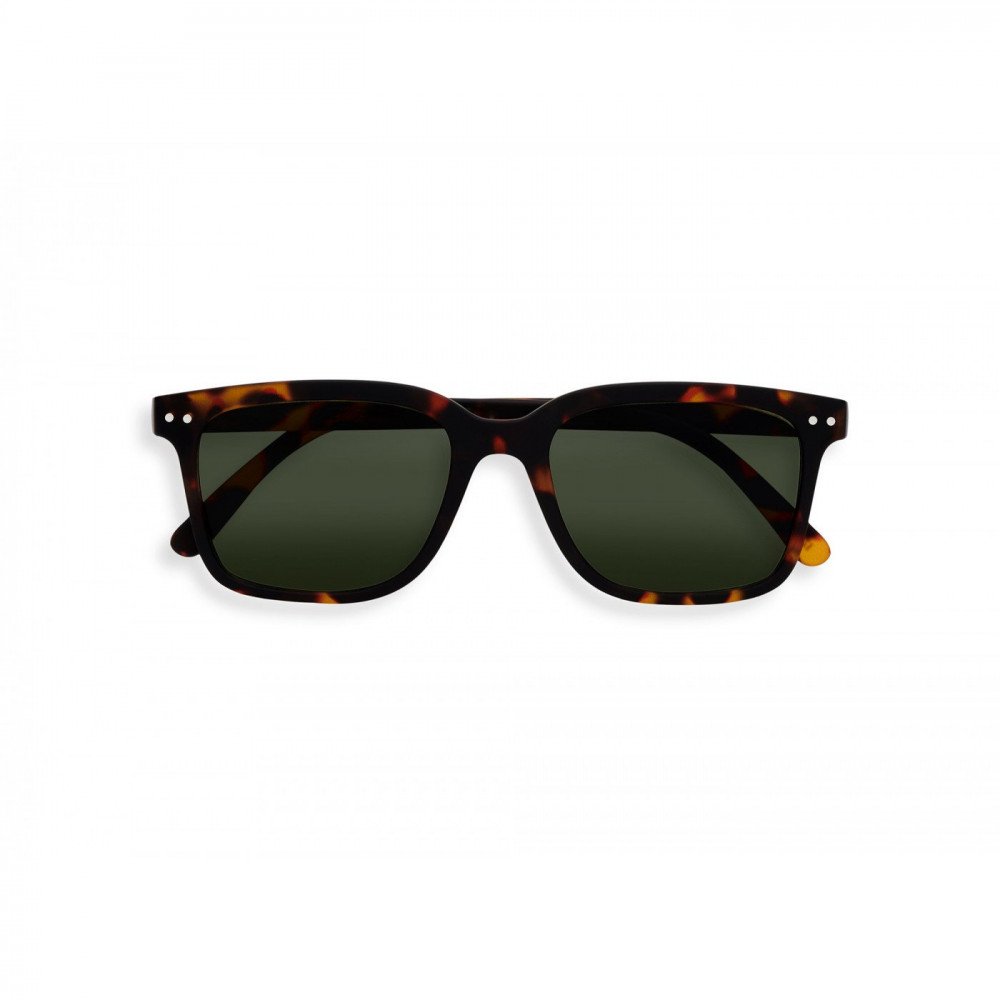 Izipizi Occhiale da Sole Modello #L Tartaruga lente verde