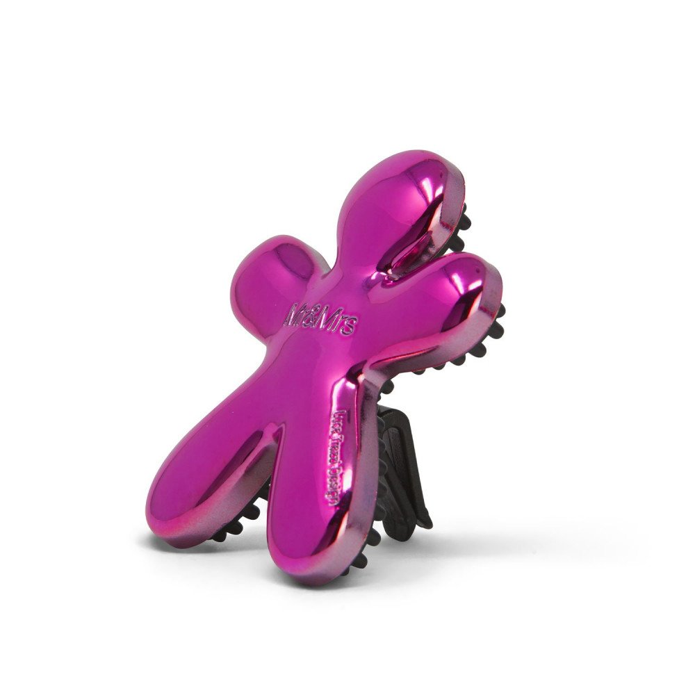 Mr&Mrs Fragrance Profumatore per auto ricaricabile Niki Classic Metal Fucsia Gardenia di Tahiti