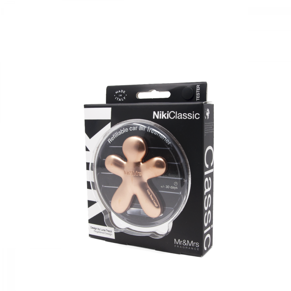 Mr&Mrs Fragrance Profumatore per auto ricaricabile Niki Classic Pearly Gold Pink Cedar Wood - immagine 2