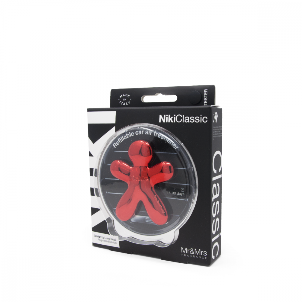 Mr&Mrs Fragrance Profumatore per auto ricaricabile Niki Classic Metal Red Cherry - immagine 2