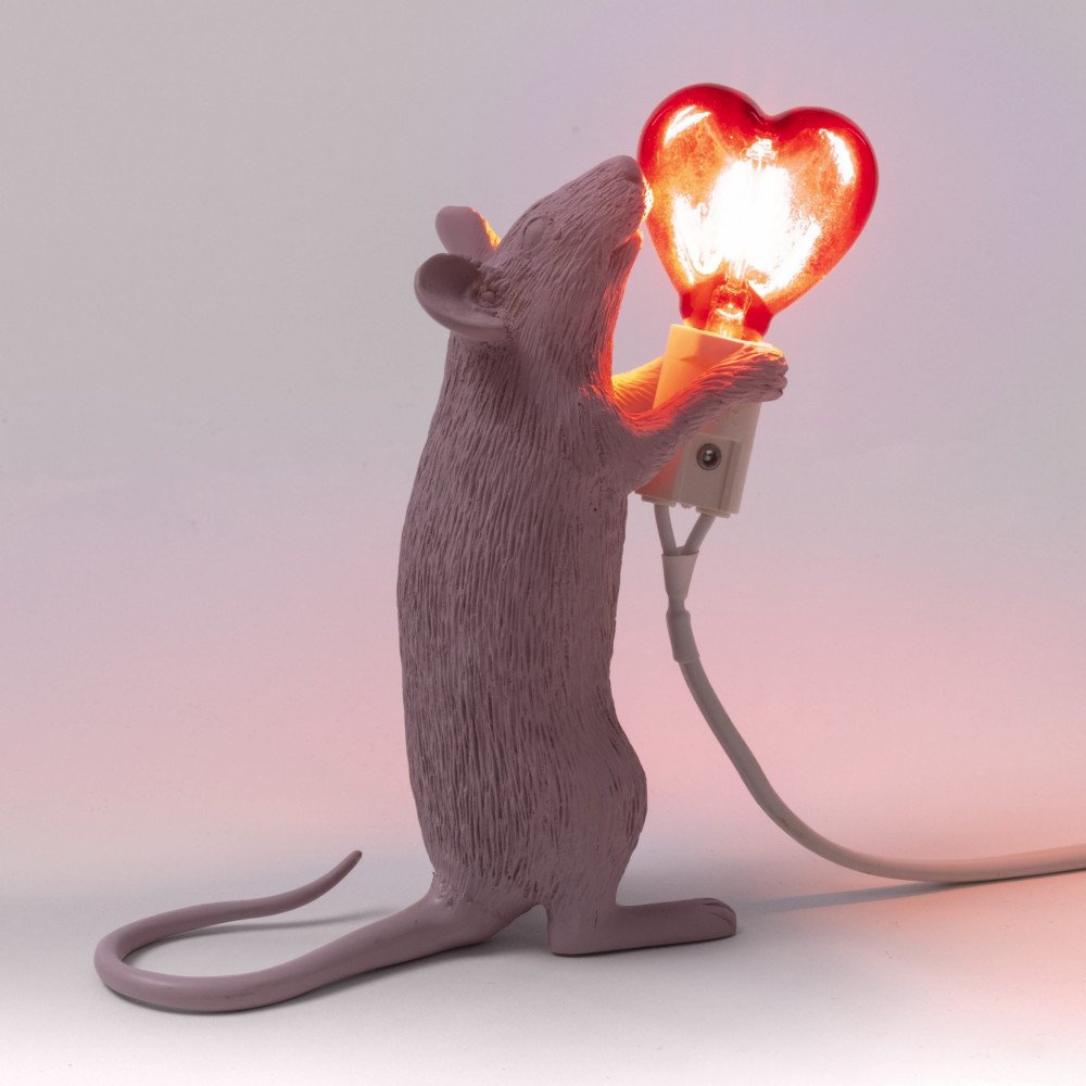 Seletti Mouse Lamp Love Edition Edizione Limitata - immagine 2