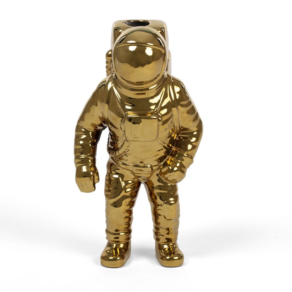 Seletti vaso astronauta Cosmic Diner Starman Gold