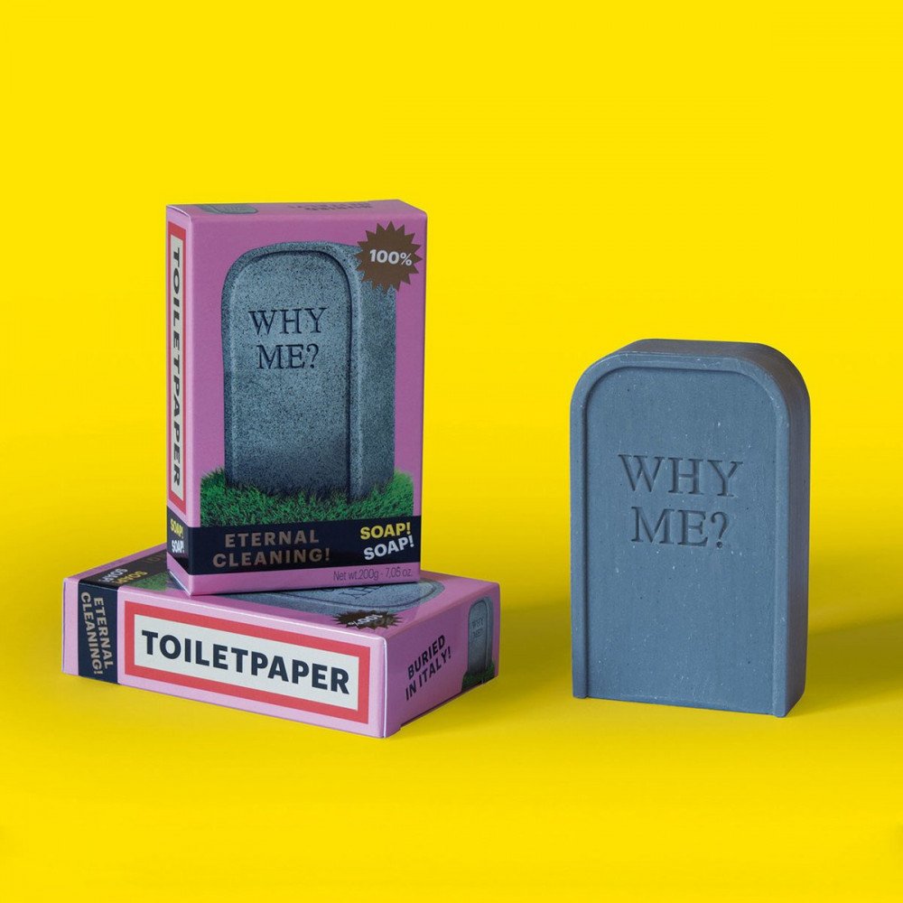 Seletti Toiletpaper saponetta Why Me? - immagine 2