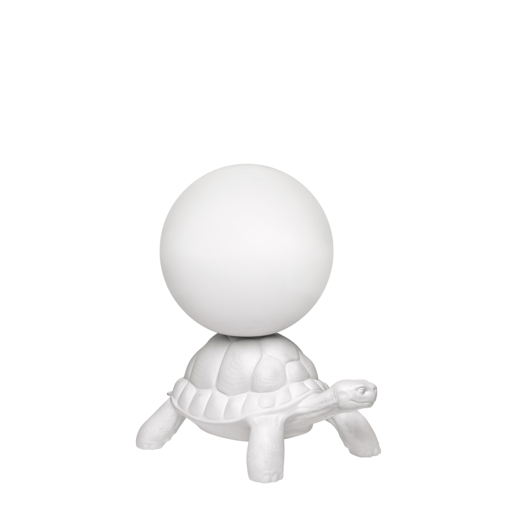 Qeeboo - Turtle Carry Lamp White
