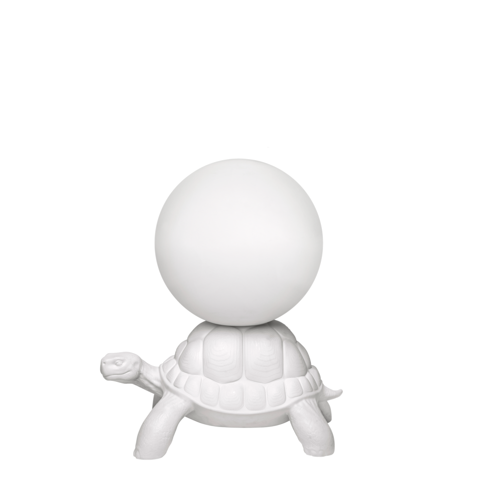 Qeeboo - Turtle Carry Lamp White - immagine 3