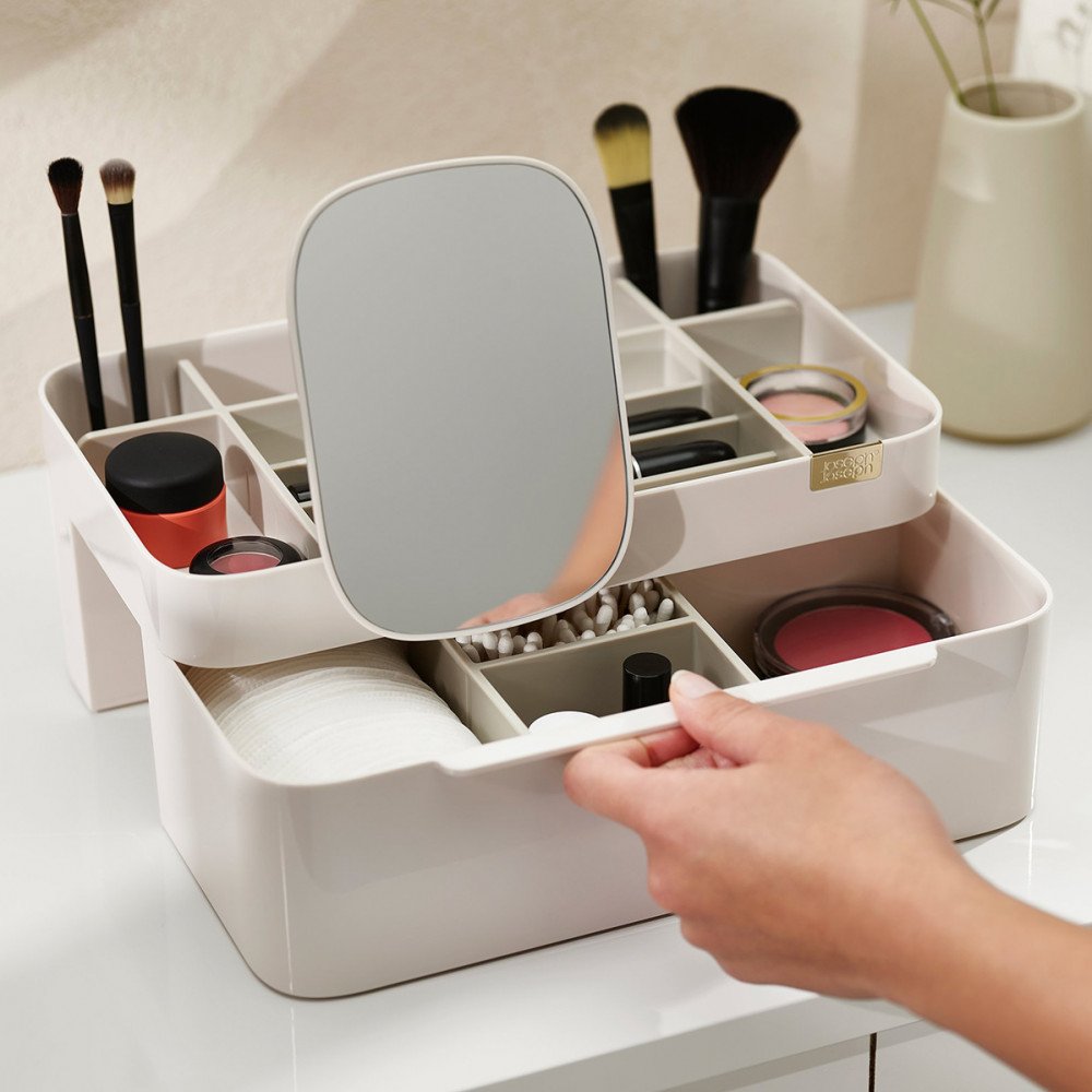 Joseph Joseph Viva organiser per cosmetici con cassetto e specchio - large - immagine 3