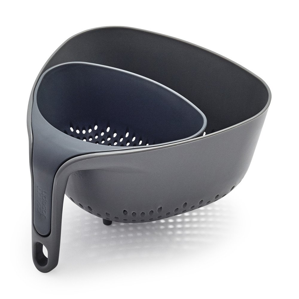 Joseph Joseph Nest colanders, set di 2 scolapasta Grigio