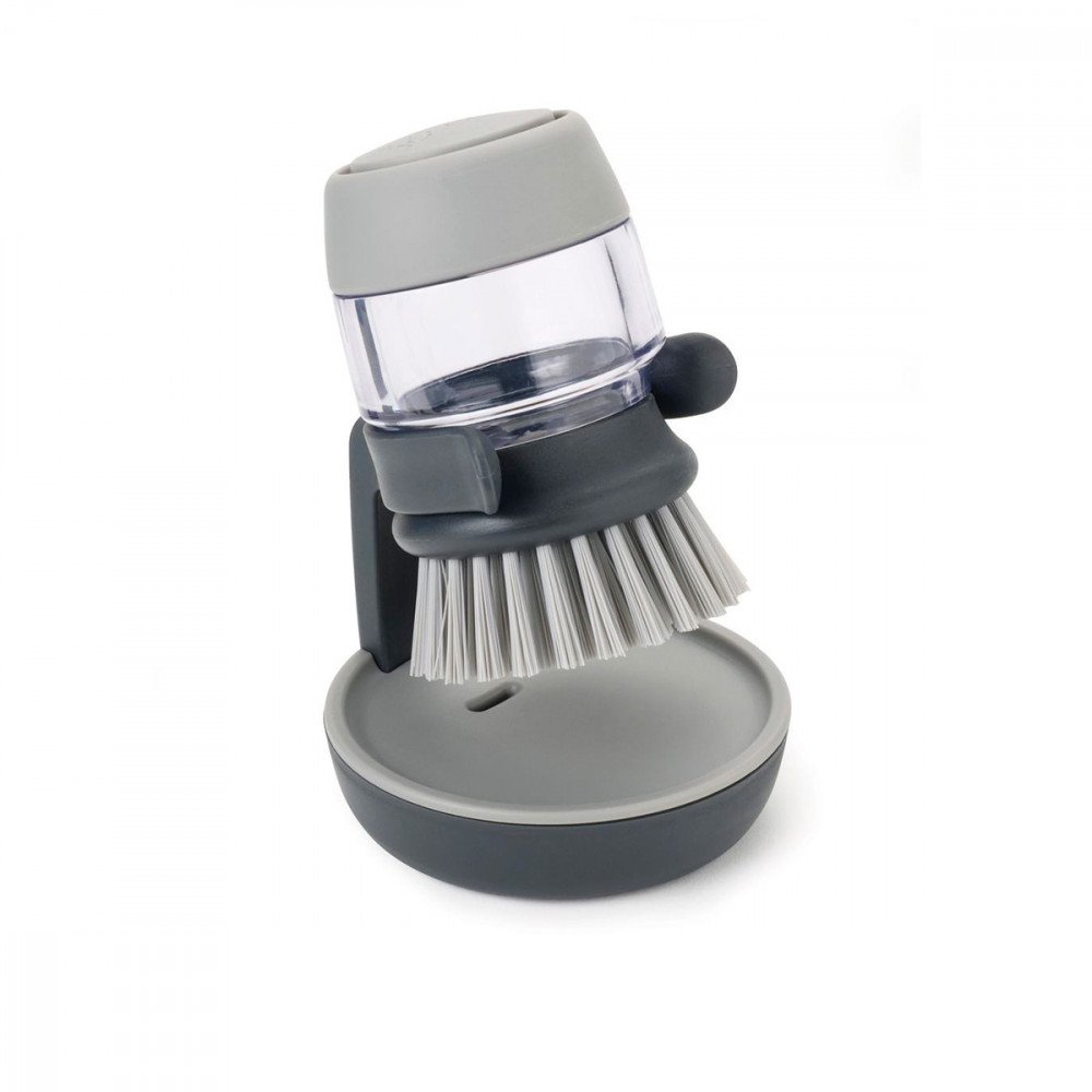 Joseph Joseph Palm Scrub spazzola e porta detersivo grigio