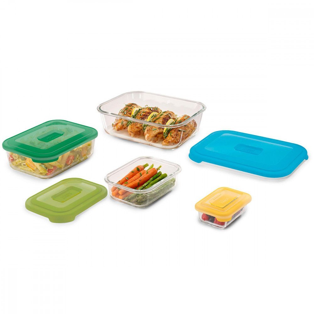 Joseph Joseph Set di 4 contenitori in vetro - immagine 2