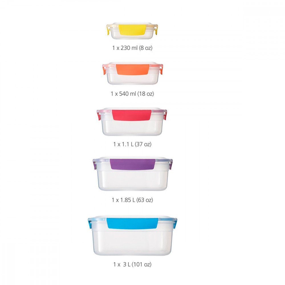 Joseph Joseph Set di 5 contenitori - immagine 3
