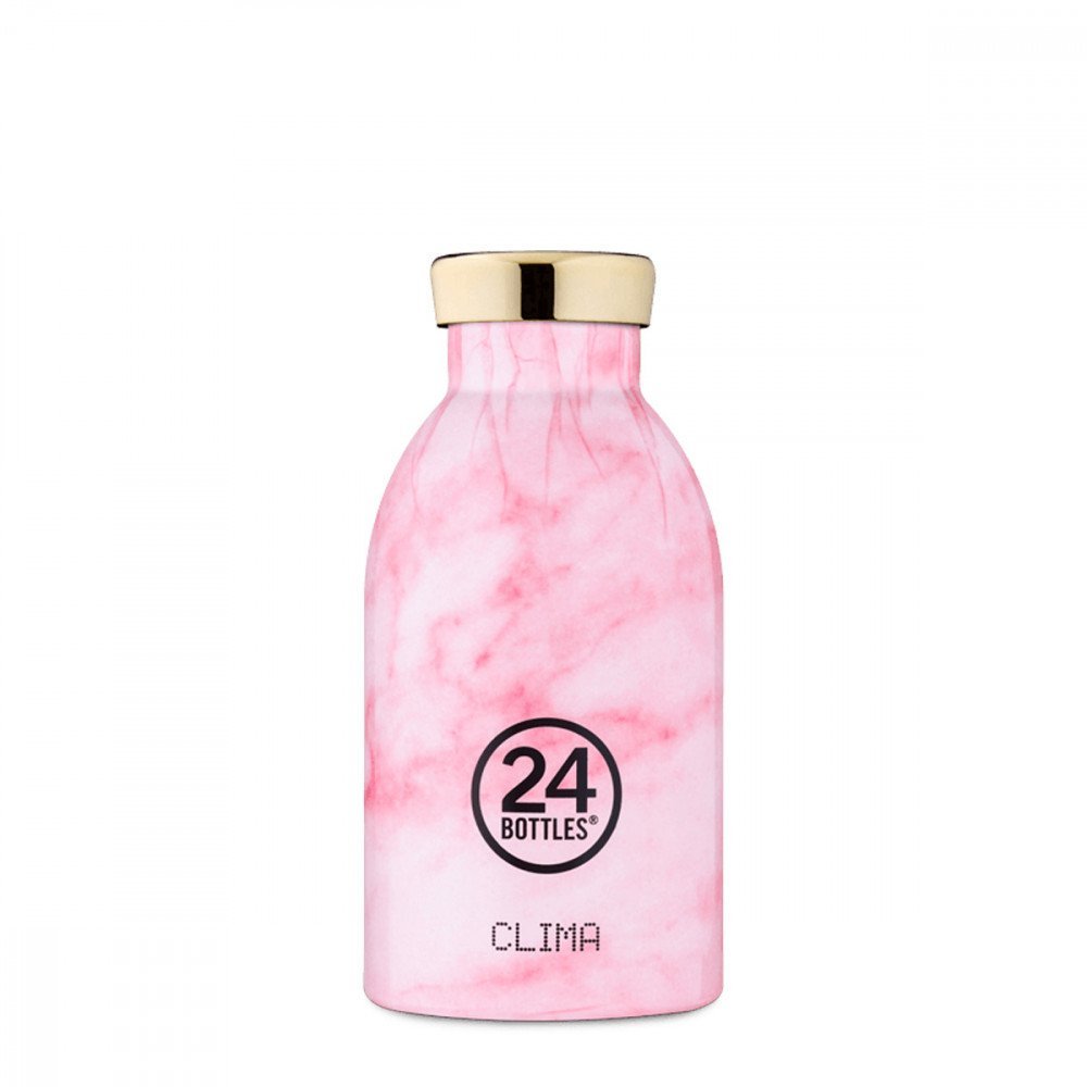 24 Bottles - Clima Bottle 330 ml Marble Pink