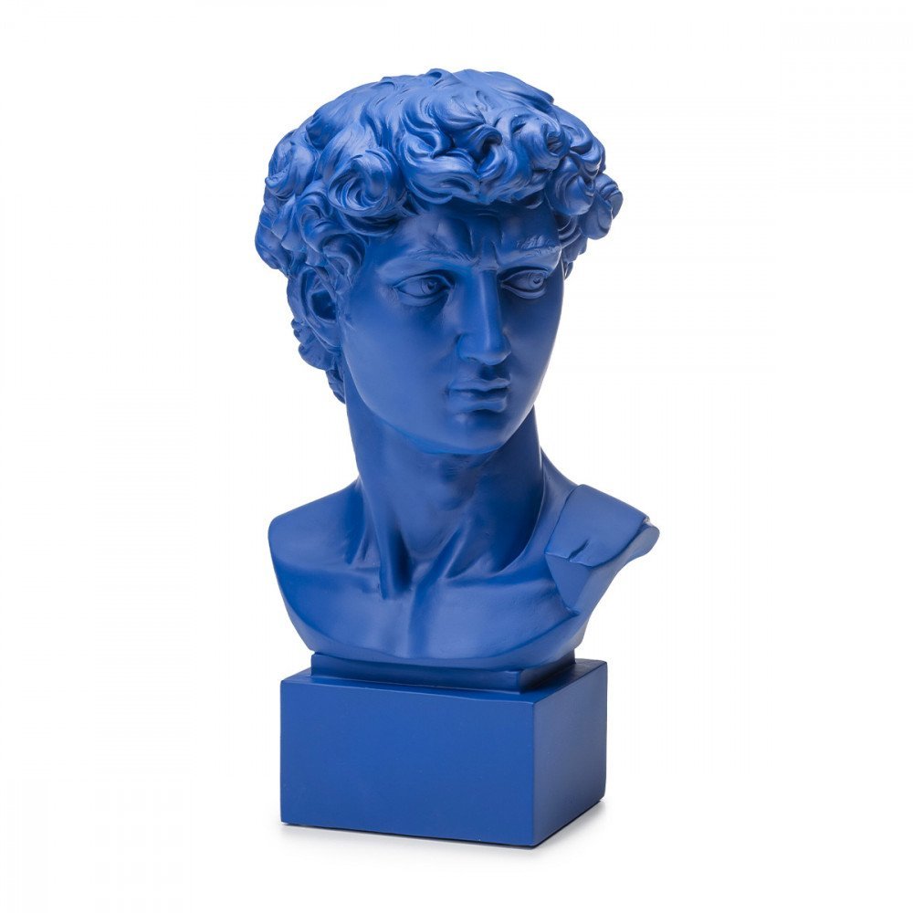 Busto David Large - Blu