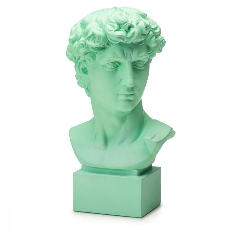 Busto David Large - Acqua Marina
