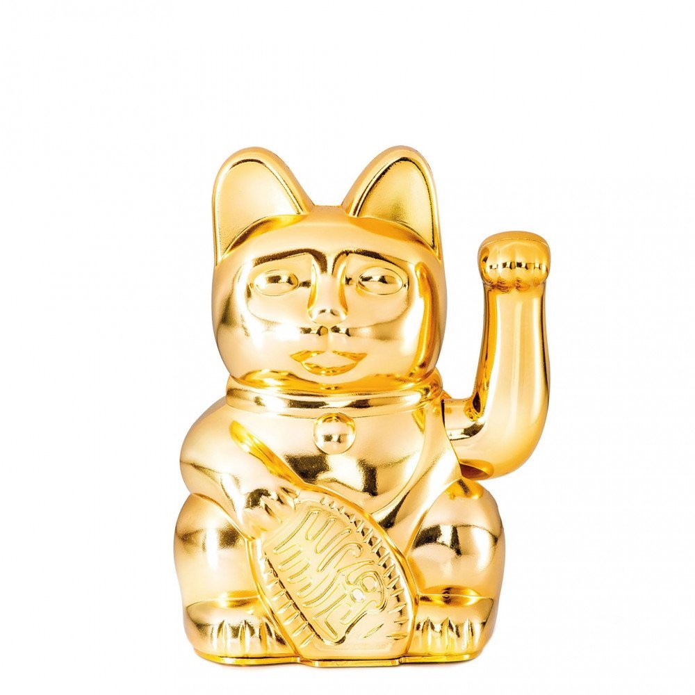 Donkey Maneki Neko Lucky Cat Egypt Gold