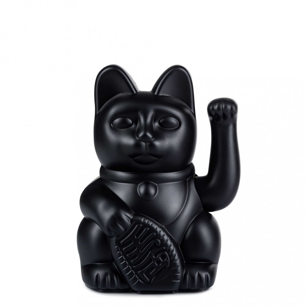 Donkey Maneki Neko Lucky Cat Large Nero