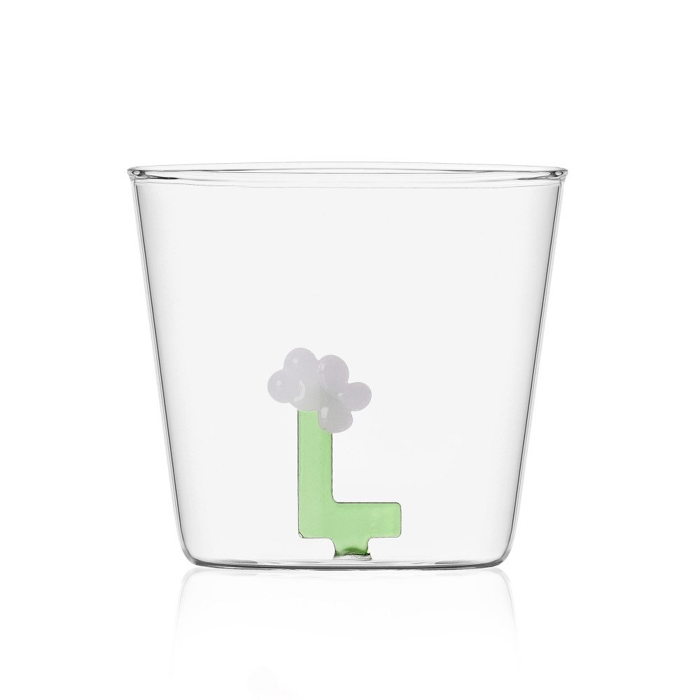Ichendorf Greenwood Bicchiere Alfabeto fiorito L