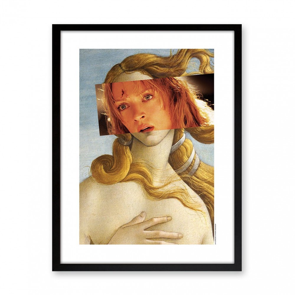 NO Independent Republic Tarantino's Venus con cornice in alluminio