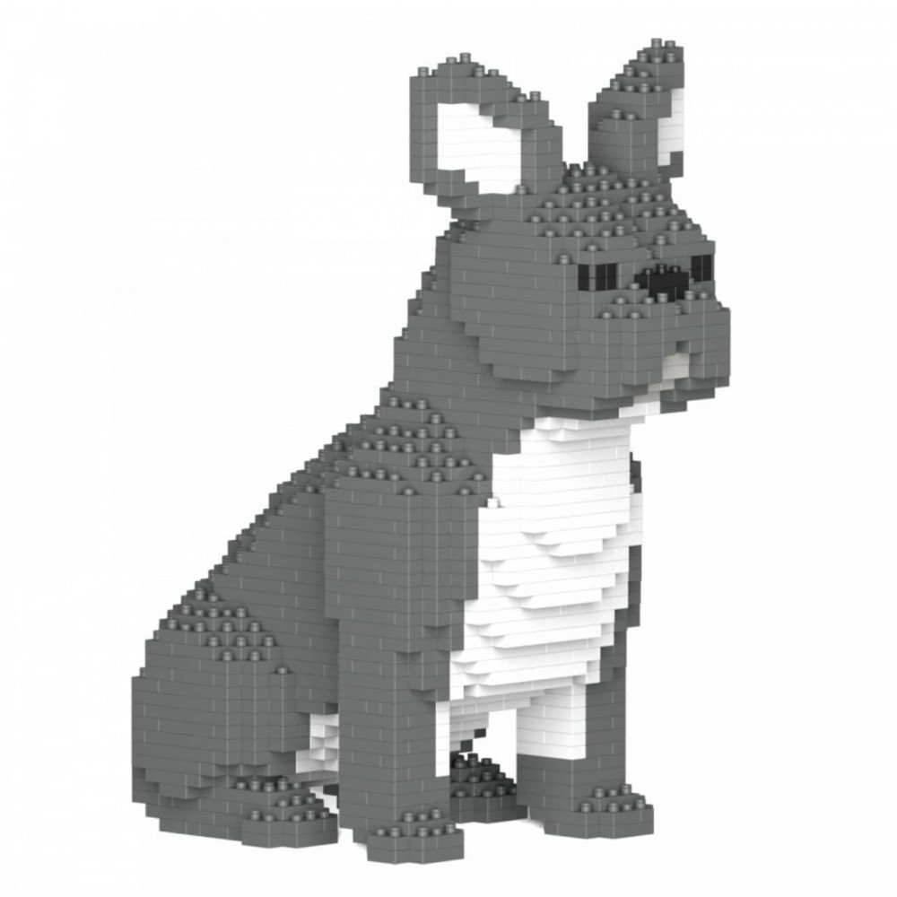 Jekca French Bulldog Grigio sitting Montato - immagine 2