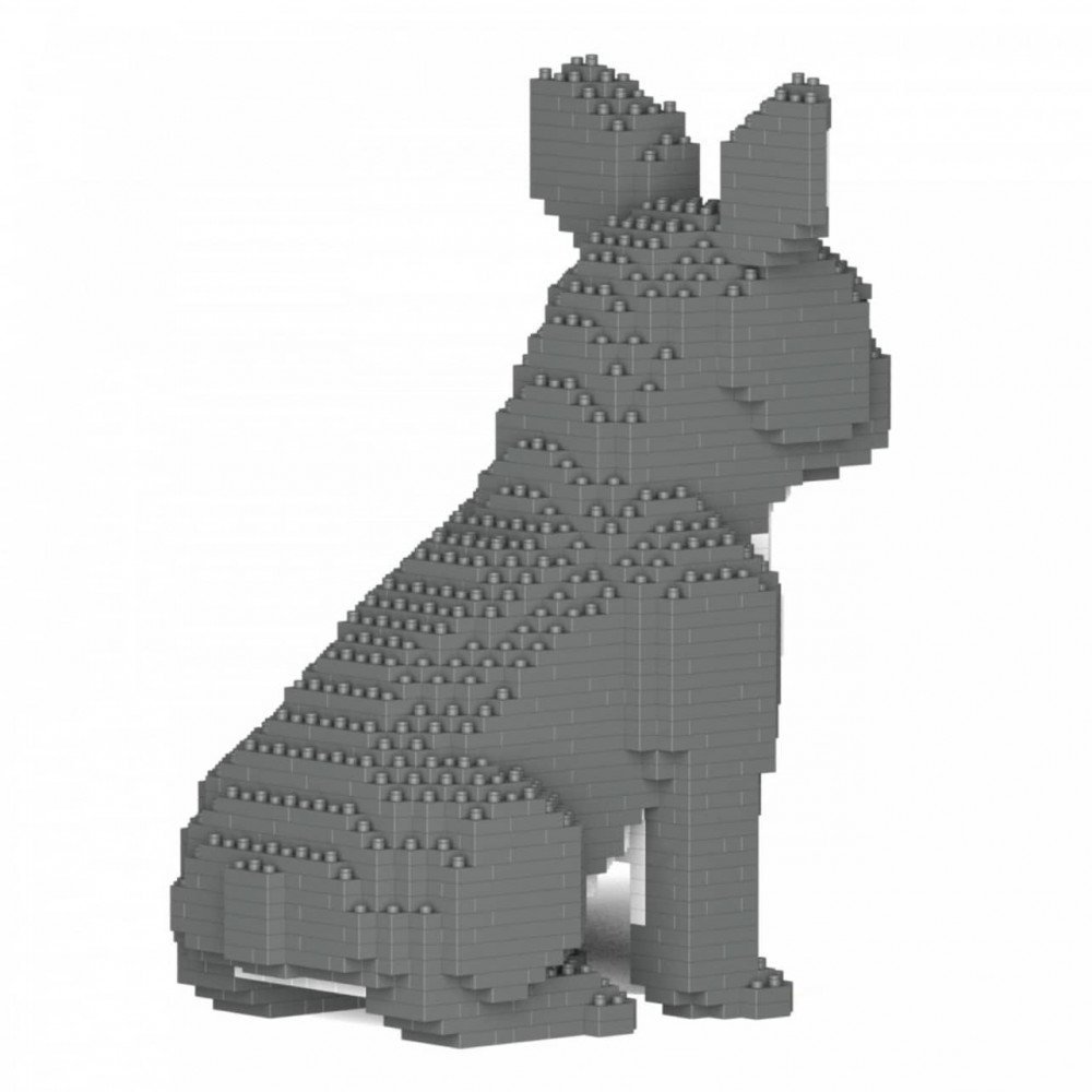 Jekca French Bulldog Grigio sitting Montato - immagine 3