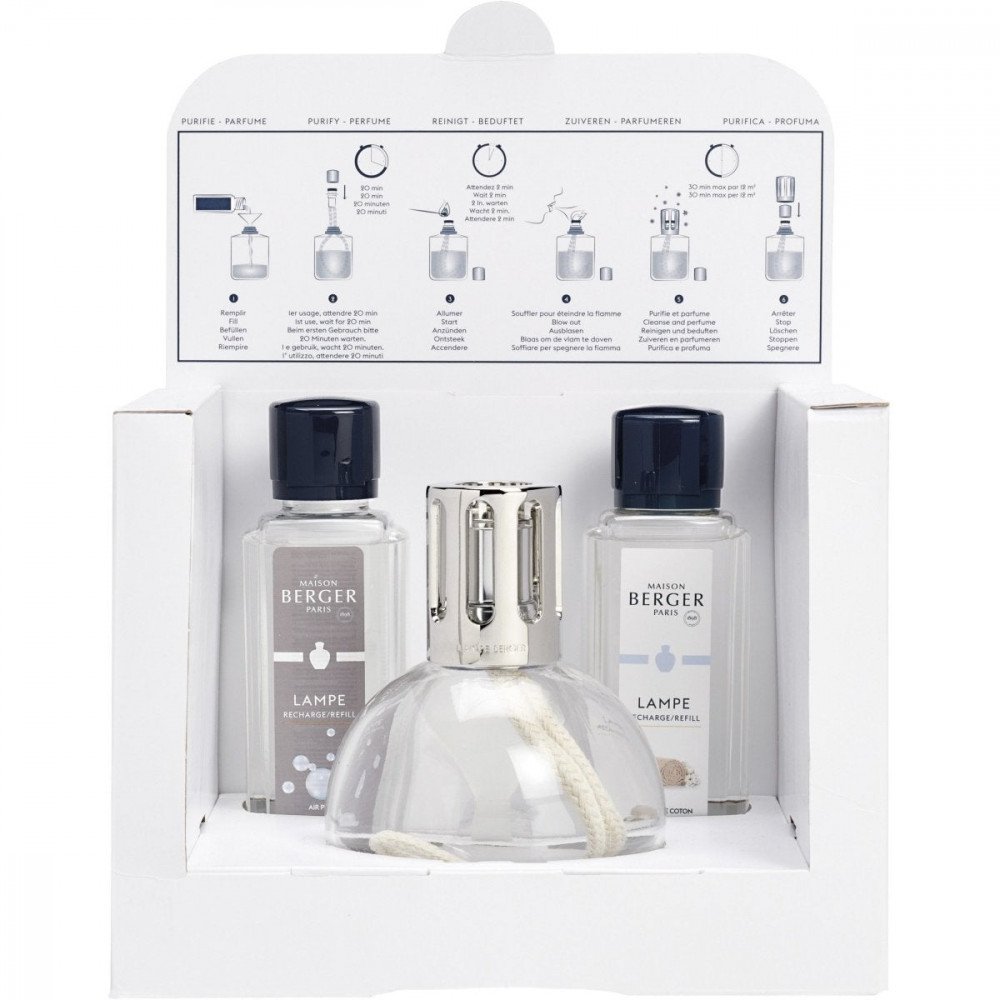 Lampe Berger Cofanetto Lampada Catalitica Essentielle Carrée