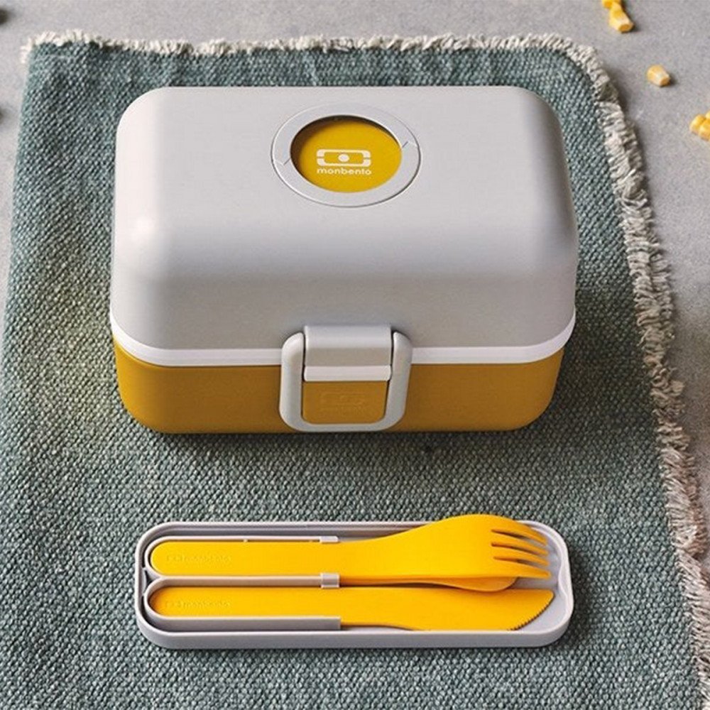Monbento - Lunch Box Kid's Tresor Yellow Moutarde - immagine 5