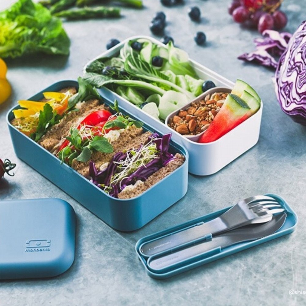 Monbento - Lunch Box Original Blue Denim - immagine 4