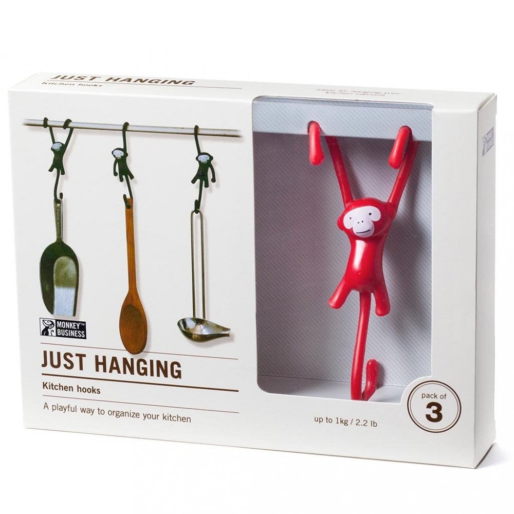 Monkey Business Just Hanging Kitchen Hooks set da 3 - immagine 3