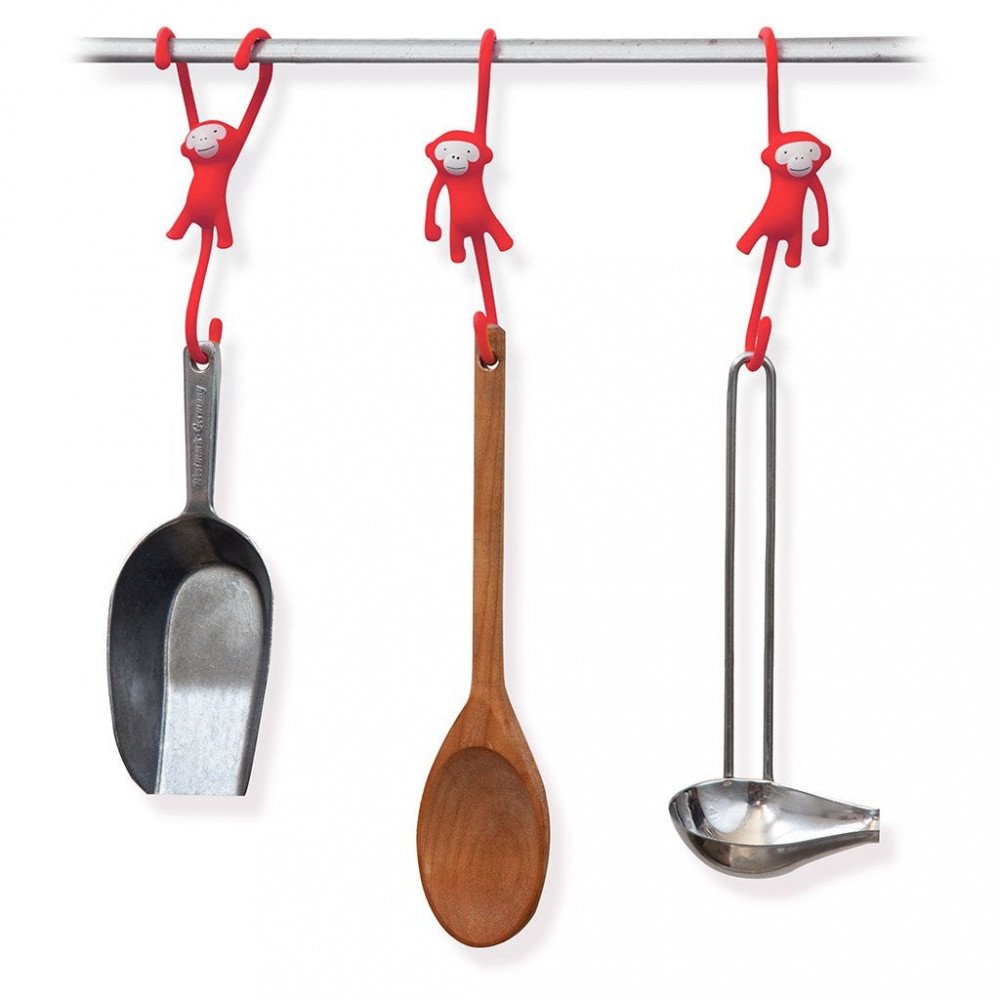 Monkey Business Just Hanging Kitchen Hooks set da 3 - immagine 2