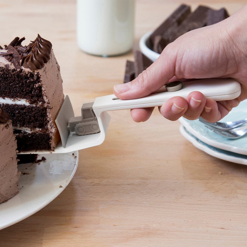 Peleg Design Cakedozer paletta per torte - bianco e grigio - immagine 2