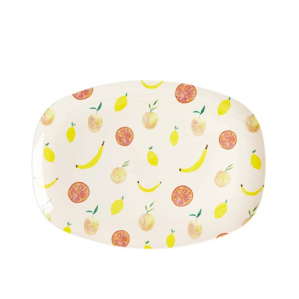 Rice piatto ovale Happy Fruits