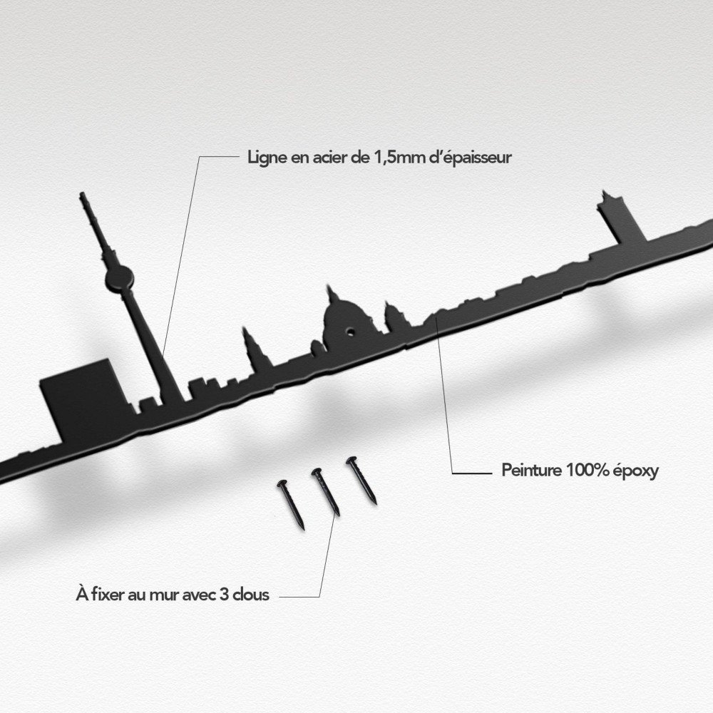 The Line profilo nero Berlino - immagine 3
