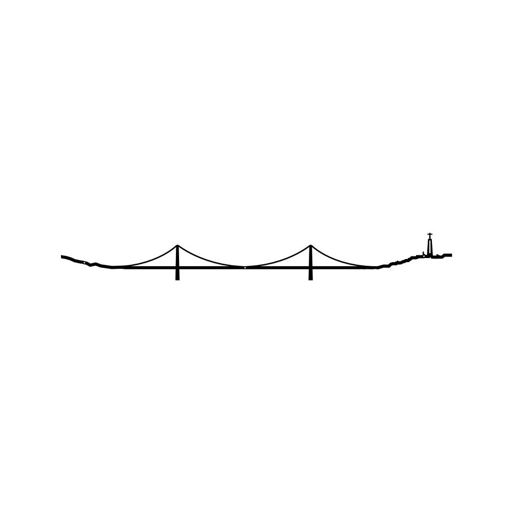 The Line profilo nero Lisbona