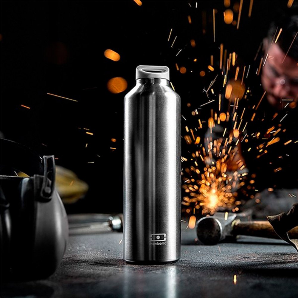Monbento - Bottiglia Isotermica in acciaio con infusore 500ml Metallic Silver - immagine 4