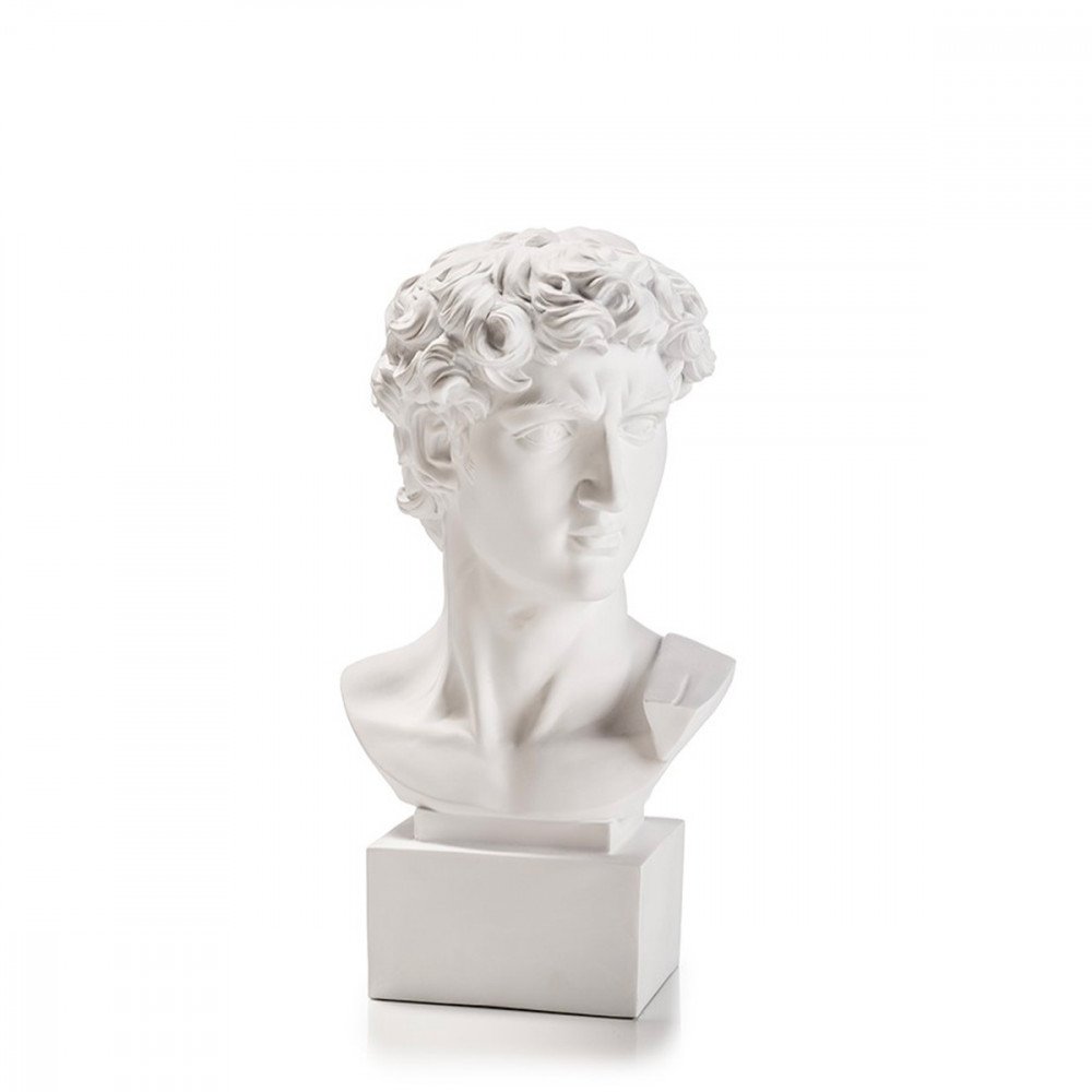 Busto David Small - Bianco