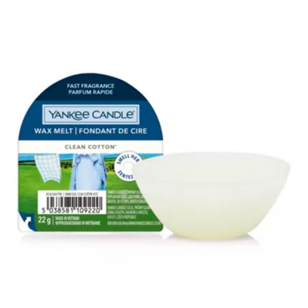 Yankee Candle Clean Cotton Cera da fondere